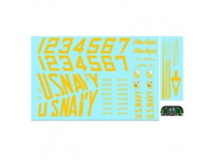Freewing F/A-18C Hornet Blue Angels Decal Set